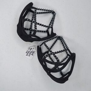 Yak Trax Ice Shoe Womens Medium Stretch Adjustable Removeable Black